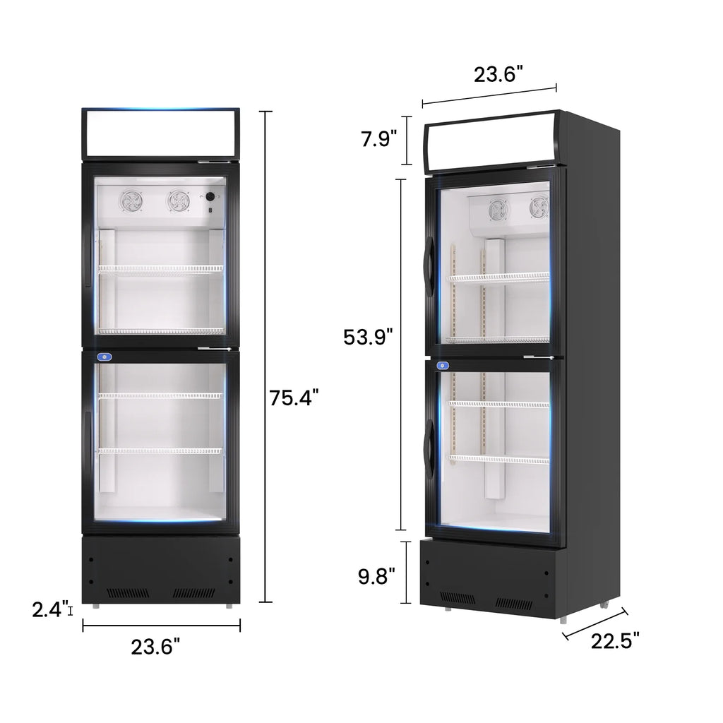 10.9 Cu.Ft Merchandising Refrigerator with Light Box D3323