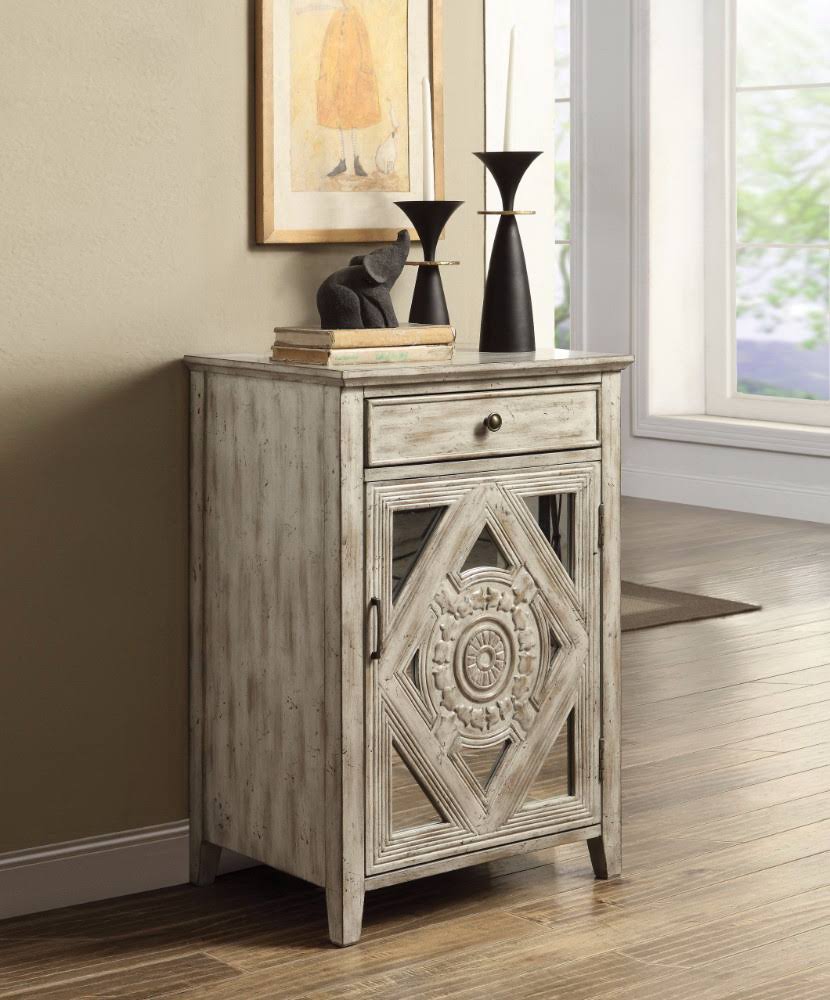 Antique White Side Table H38348