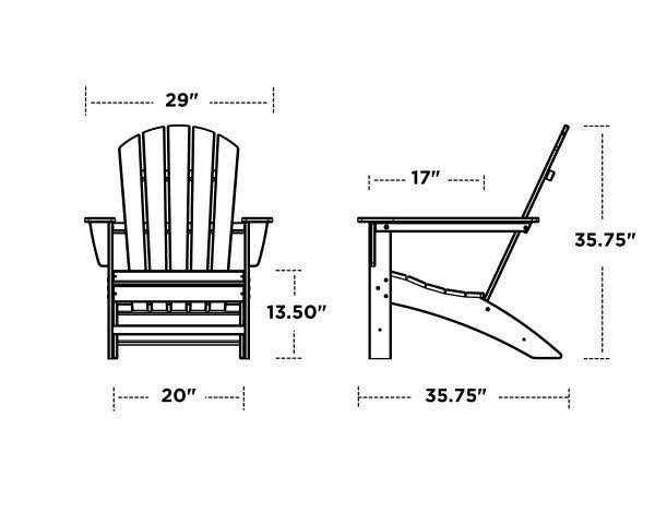 White Adirondack Chair E42452