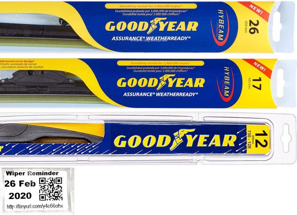 Windshield Wiper Blade Set Pack of 2 S159