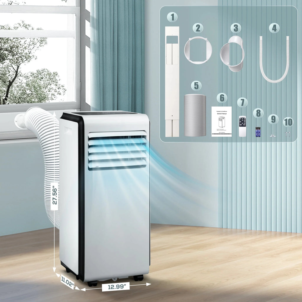 5,000 BTU Portable Air Conditioner Dehumidifier Fan I538