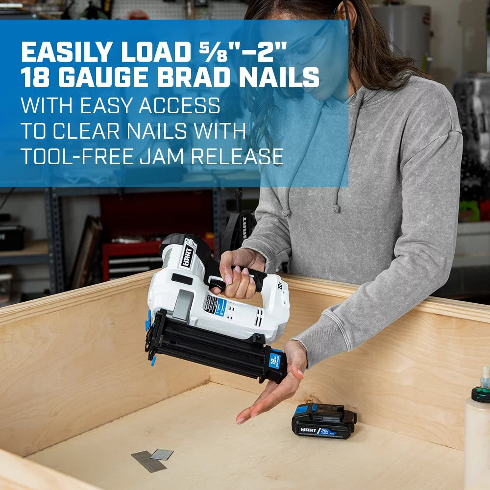 20-Volt 18-Gauge Battery-Powered Brad Nailer Kit P932438