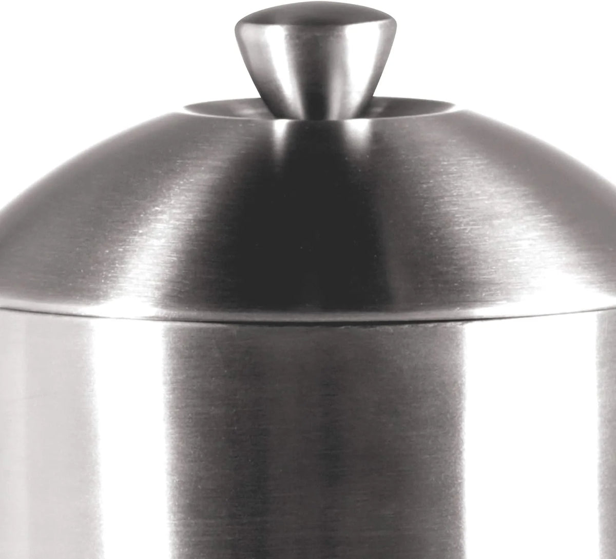 Double-Walled Stainless-Steel French Press Coffee Maker, Brushed, 17 Ounces O92781