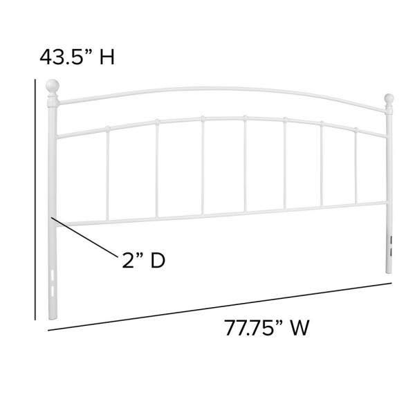White King Headboard L8798
