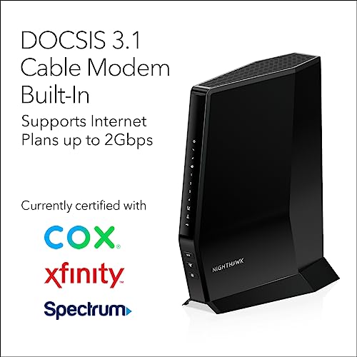 DOCSIS 3.1 Cable Modem and WiFi 6 Router U6561