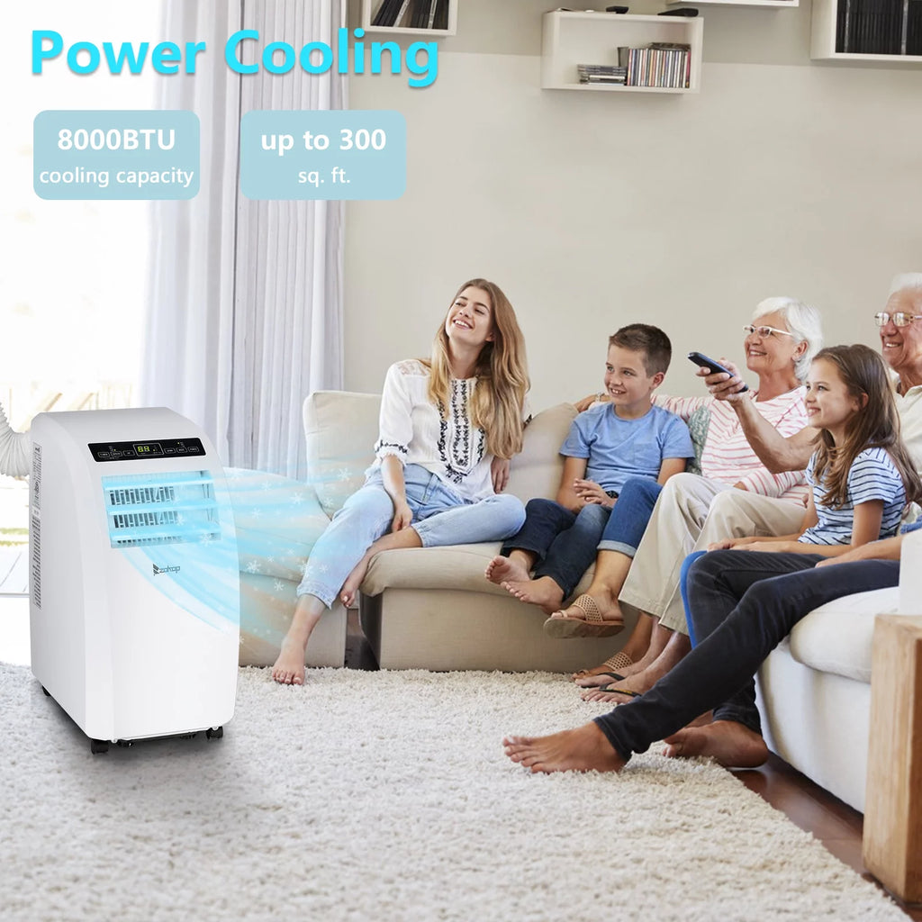 White Portable Air Conditioner Z896185