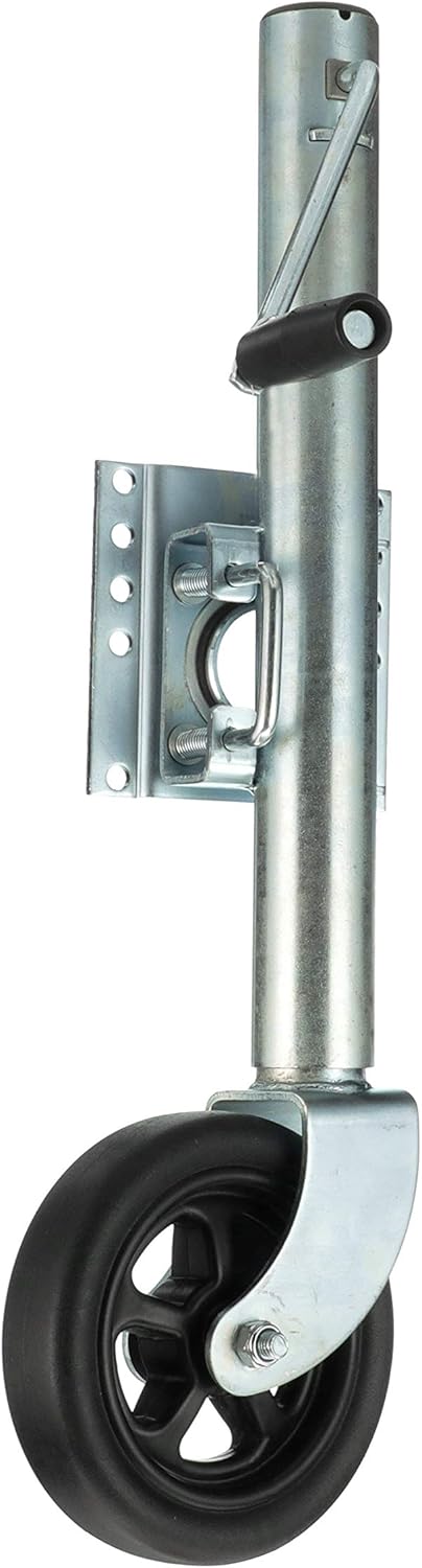 Fold Up Trailer Jack, 22-7/8 Inch Max. Lift, 1,500 Pound Max. Load, Pack of 2 G161