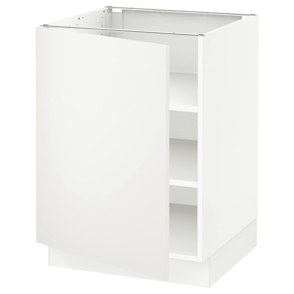 White Base Cabinet with Shelves, 24x24x30 K7243
