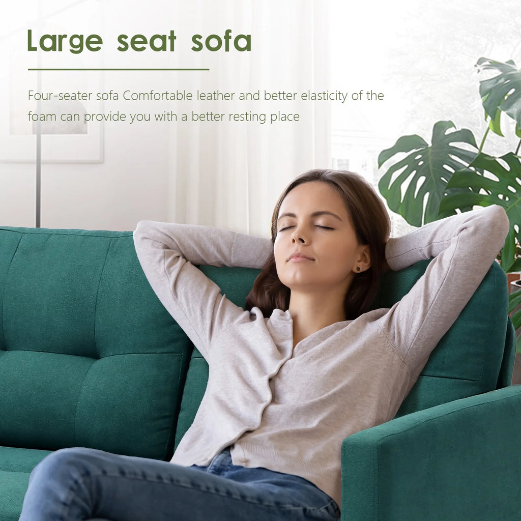 Modern Reversible Chaise L-Shaped Sectional Sofa D211603
