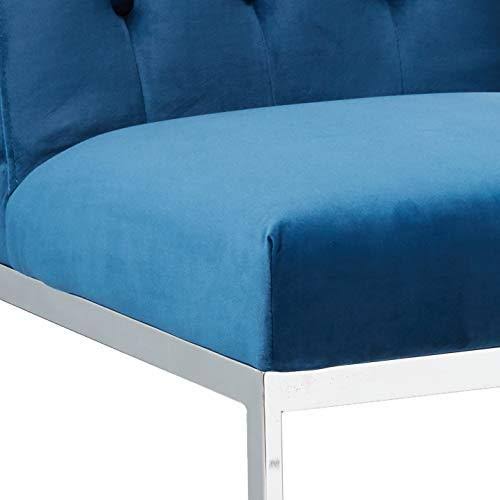 Navy Velvet Dining Chair Set of 2 L169985