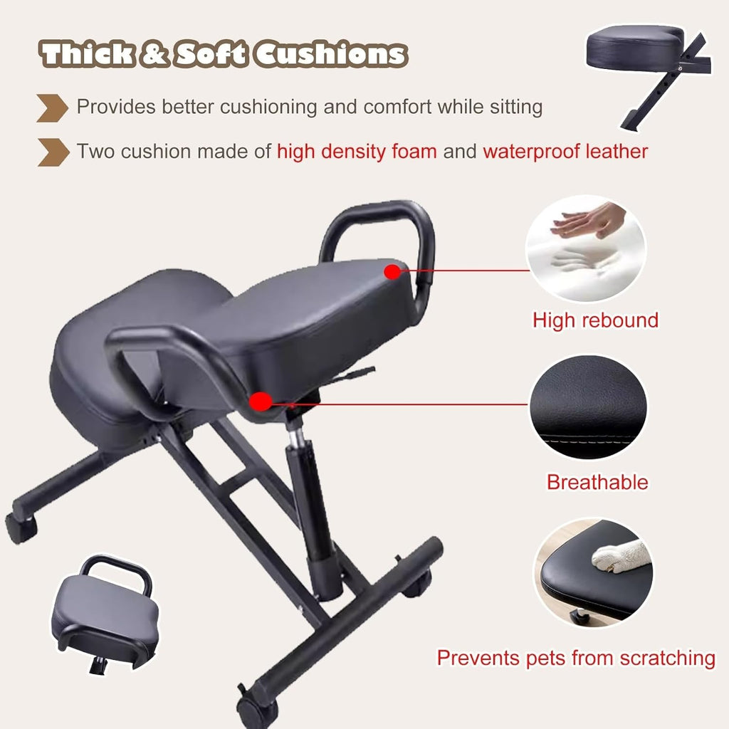Ergonomic Kneeling Chair with Arm P1344