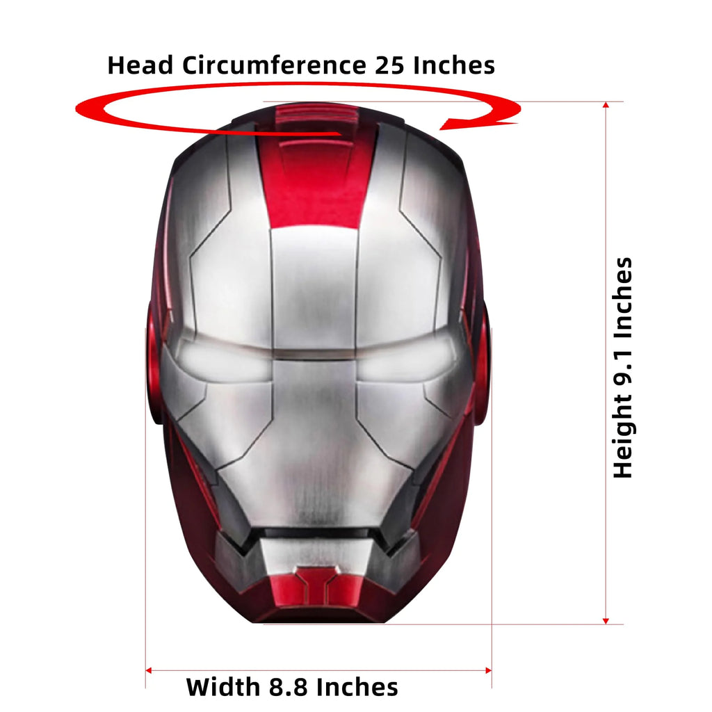 Silver Electronic LED Mask Helmet B90624