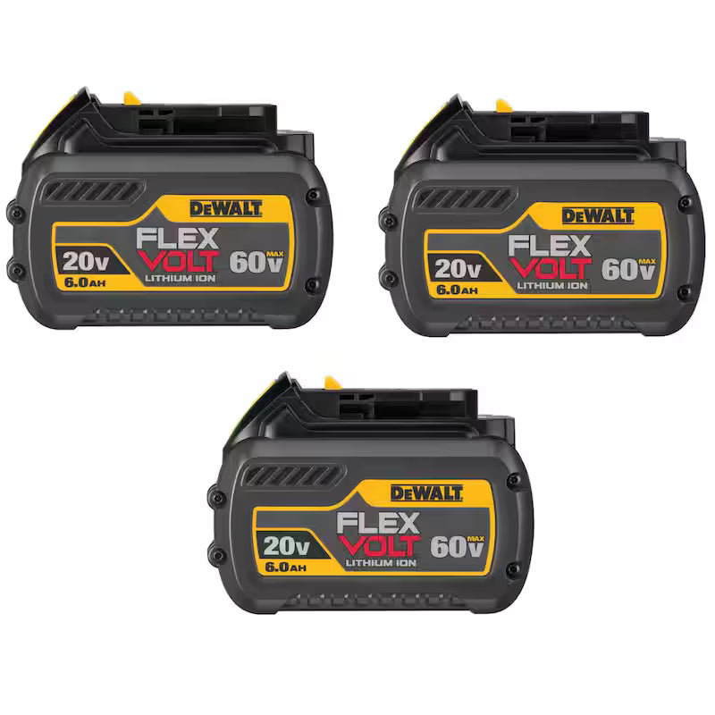 20V/60V MAX Lithium-Ion 6.0Ah Battery 3 Pack Y9751