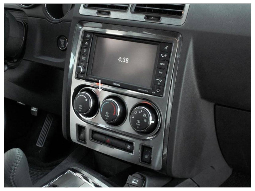 A/C Control Trim Plate B6649
