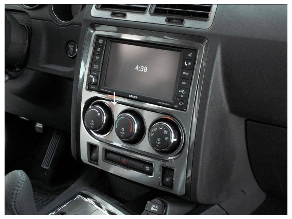 A/C Control Trim Plate B6649