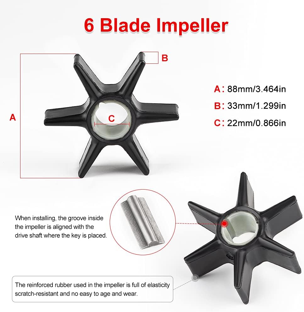Water Pump Impeller Kit Pack of 2 L599487
