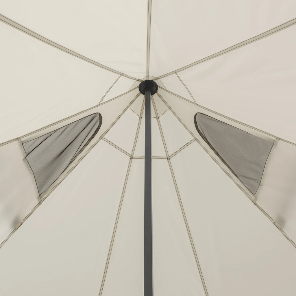 15' x 15' 8-Person Glamping Bell Tent V726
