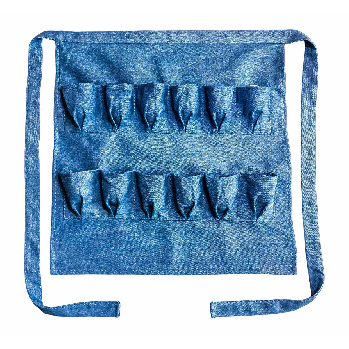 12 Pockets Soft Durable Denim Fabric Egg Gathering Apron F662158