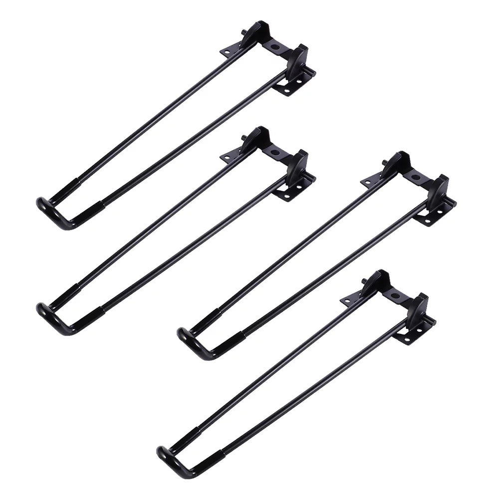 Black Folding Table Legs B48600
