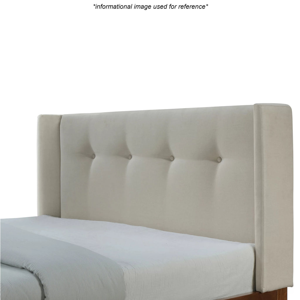 Queen Size Charcoal Fabric Upholstered Platform Bed Frame J739