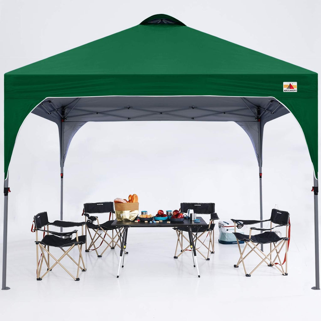 White Pop up Canopy Tent 10x10 Camping Sun Shelter G7393