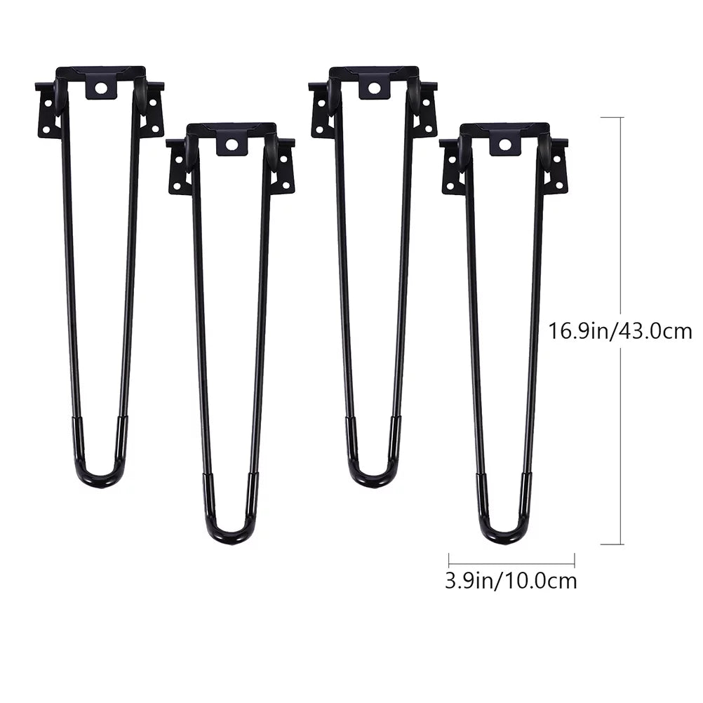 Black Folding Table Legs B48600