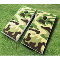 Turquoise Orange Cornhole Set D1123