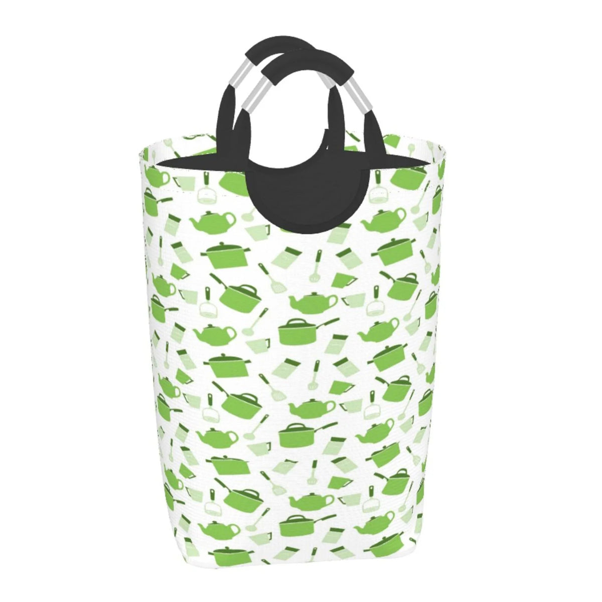 Large Canvas Fabric Collapsible Laundry Hamper X8447