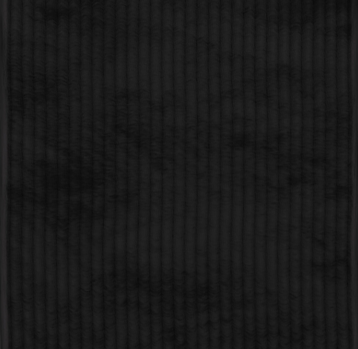 Gold PU Strip Wingback Velvet Upholstered Bed Black, Full C1777