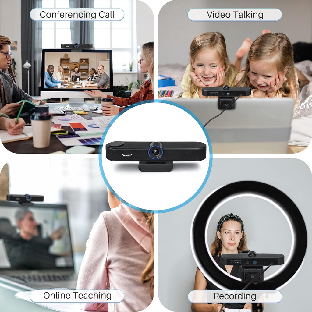 4K Ultra HD All-in-One ePTZ Webcam USB 3.0 with Expansion Microphone O930539