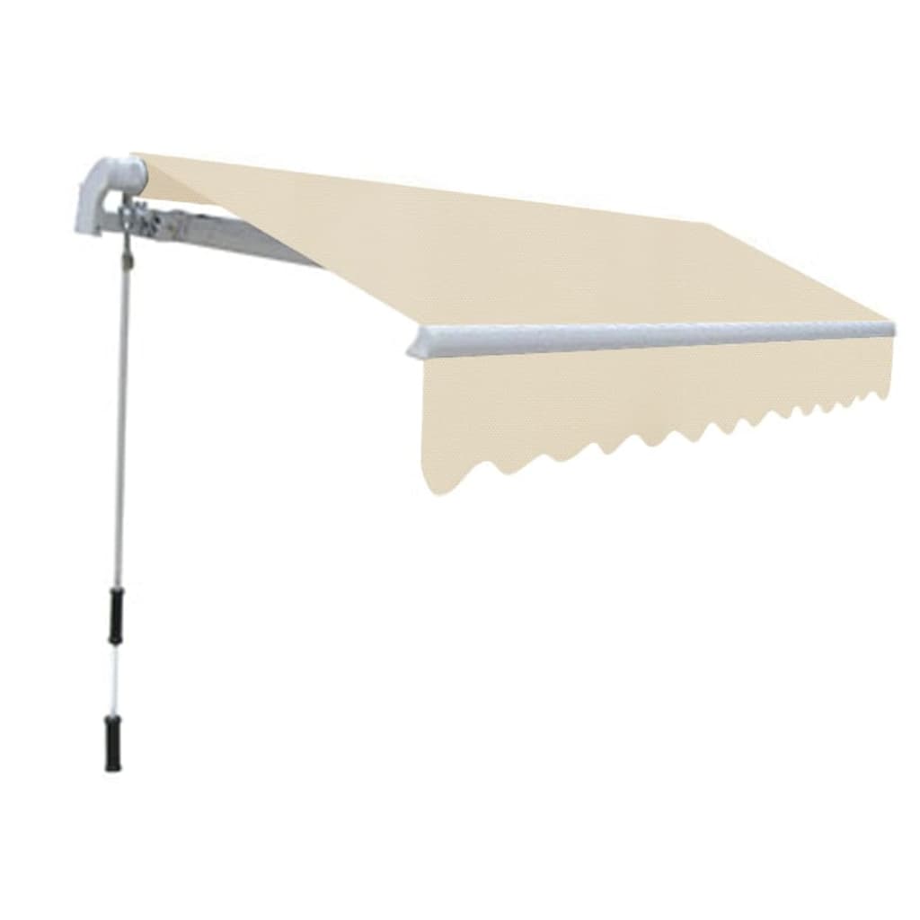 Folding Awning Manual Operated 118.1" Cream L54757