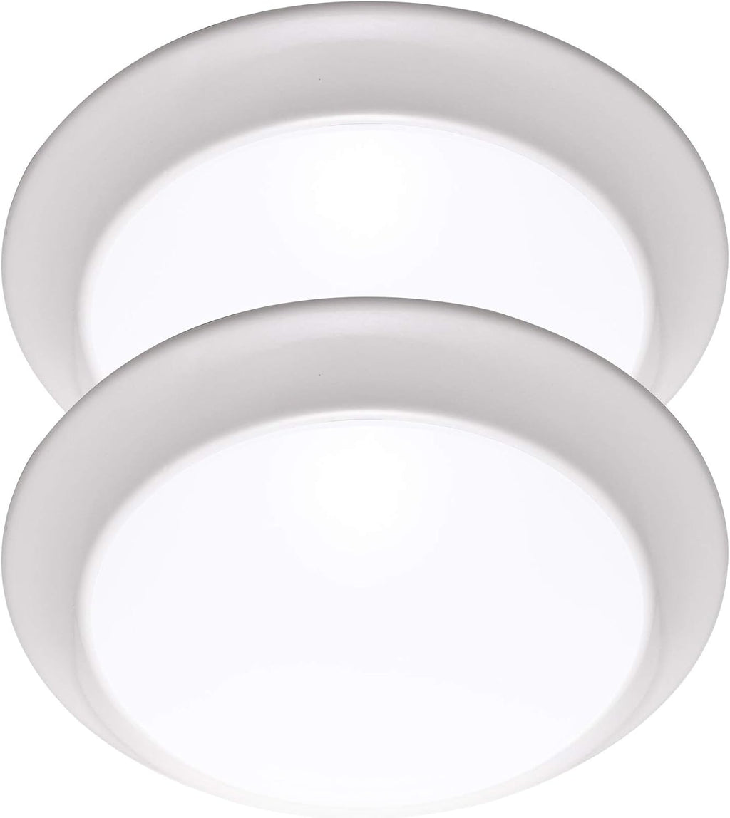 LED Flush Mount Ceiling Light, 11 Inch Dimmable 22.5W 1550 Lumen, Aluminum Housing, 2-Pack I754