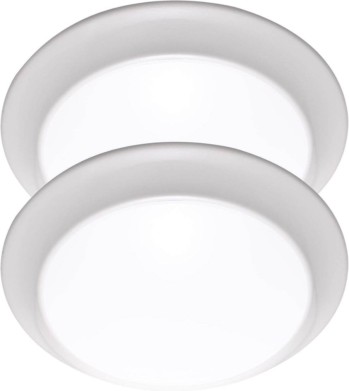 LED Flush Mount Ceiling Light, 11 Inch Dimmable 22.5W 1550 Lumen, Aluminum Housing, 2-Pack I754