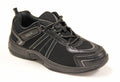 Men&s Black Mesh Orthofeet Shoes U530191