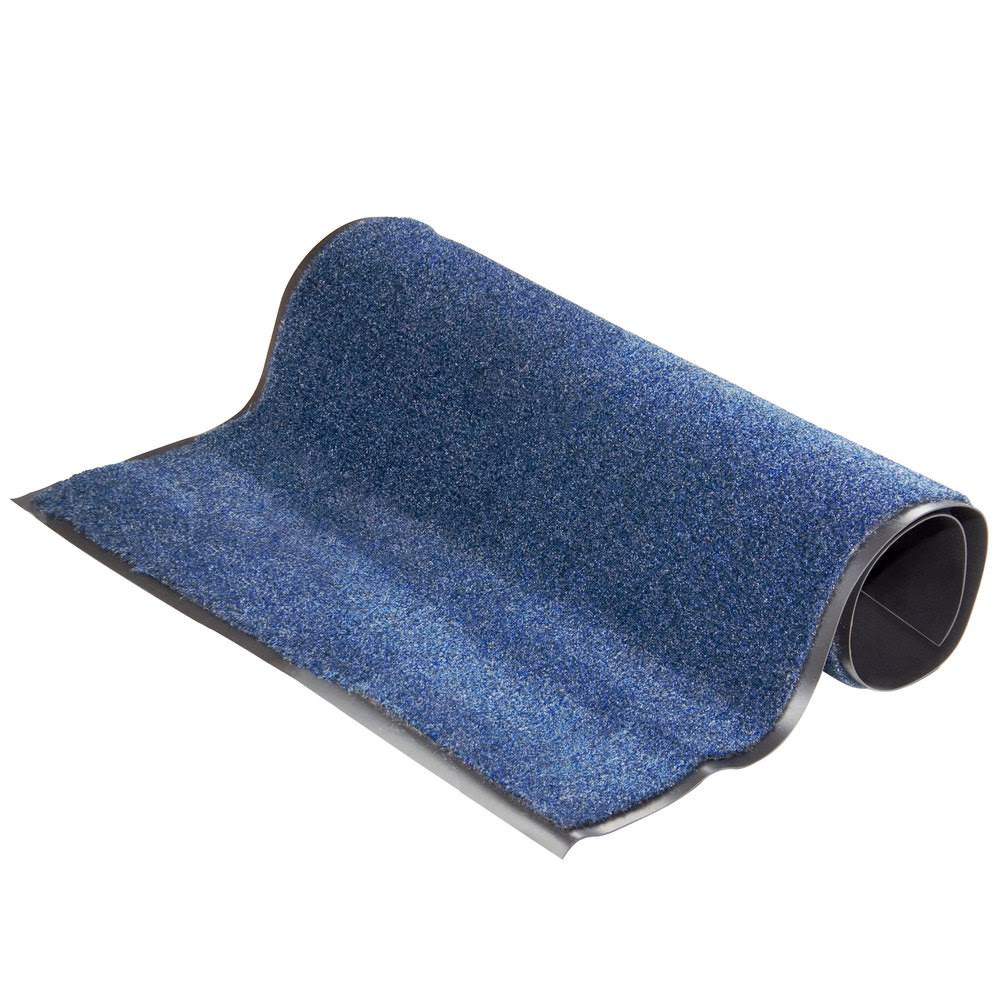 Navy Blue 2 ft x 3 ft Olefin Carpet Floor Mat C414