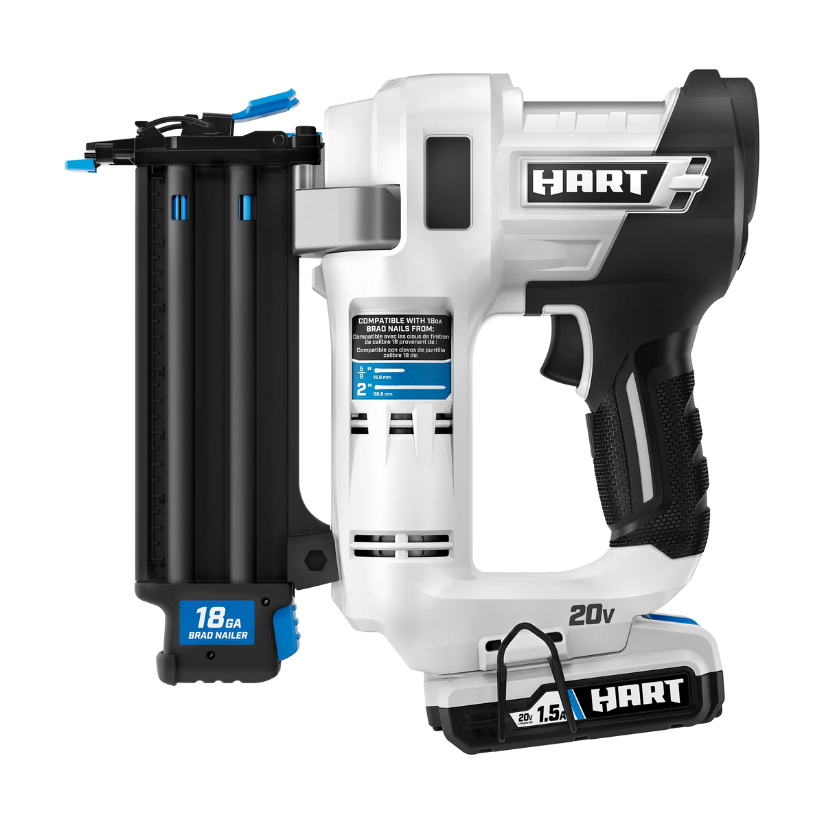 20-Volt 18-Gauge Battery-Powered Brad Nailer Kit P932438