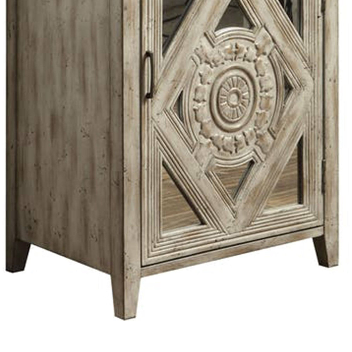 Antique White Side Table H38348