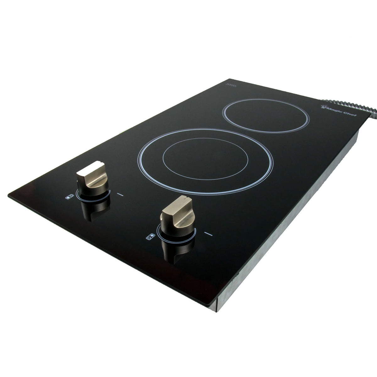 12 in. 240V Built-in Electric Radiant 2-Burner Cooktop L750