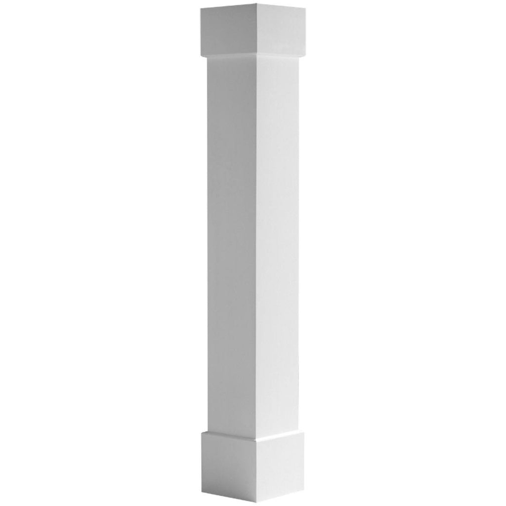 6x22W x 5&H Smooth Non-Tapered Column with Capital and Base K263909
