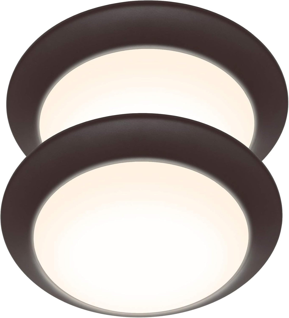 LED Flush Mount Ceiling Light, 11 Inch Dimmable 22.5W 1550 Lumen, Aluminum Housing, 2-Pack I754
