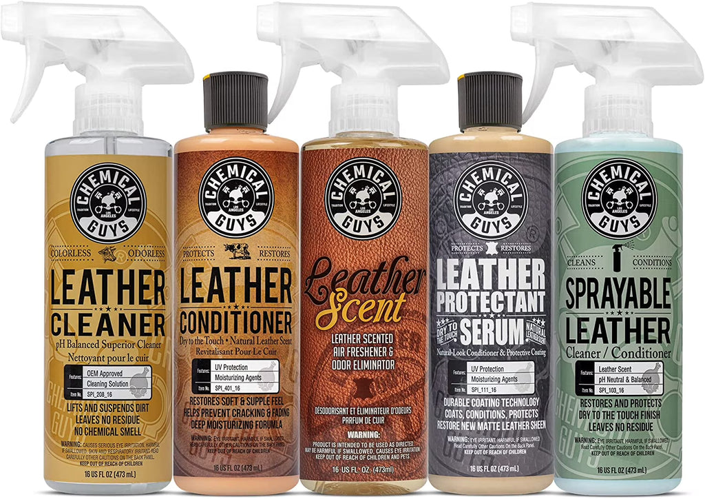 Leather Lovers Kit, 16 oz, 5 Items E233