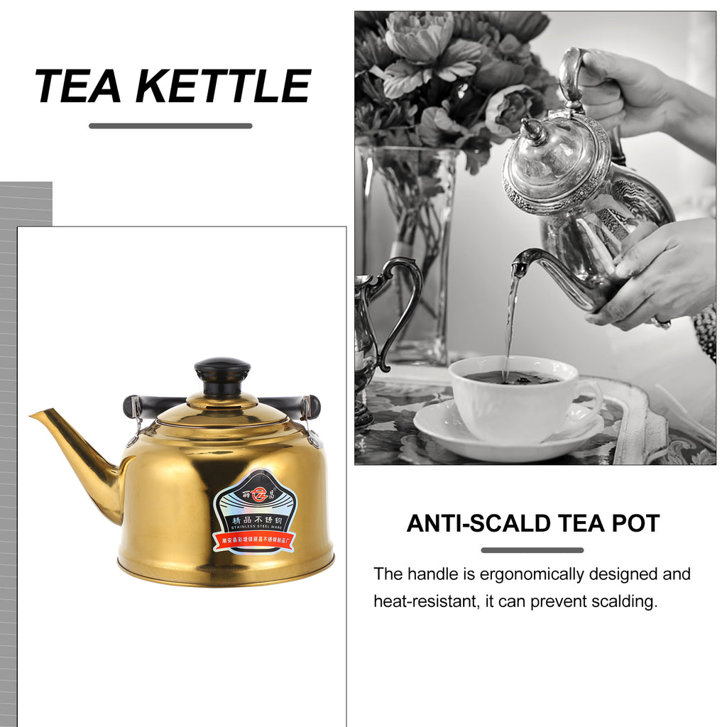 Stainless Steel Whistling Tea Kettle Stovetop Pot U72169
