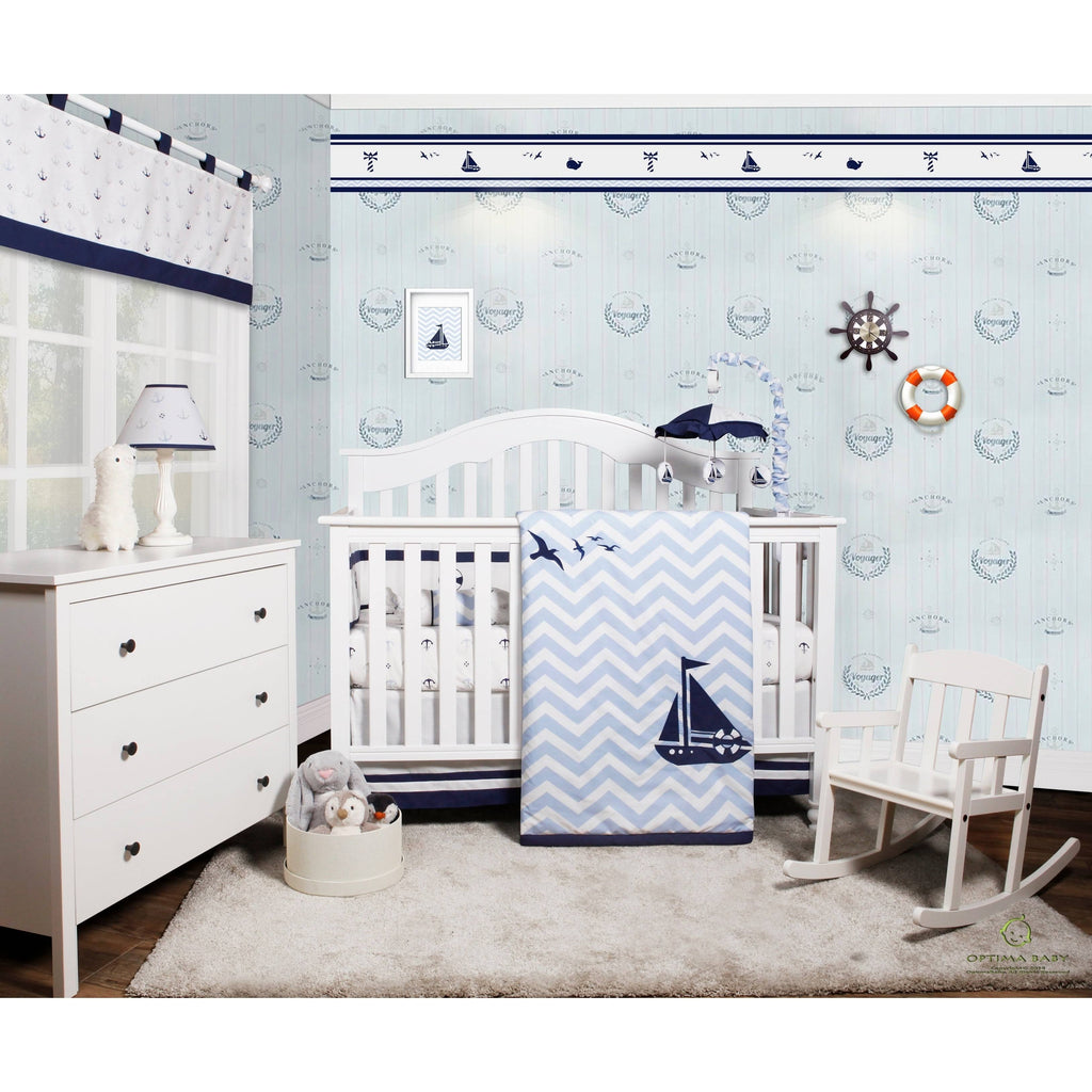 6 Piece Baby Nursery Crib Bedding Set H537
