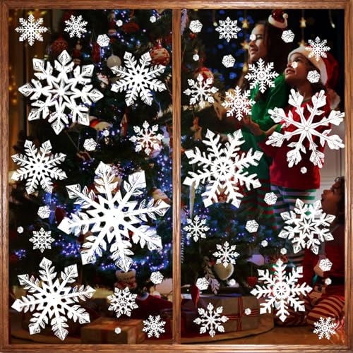 Extra Large Snowflake Window Clings H227