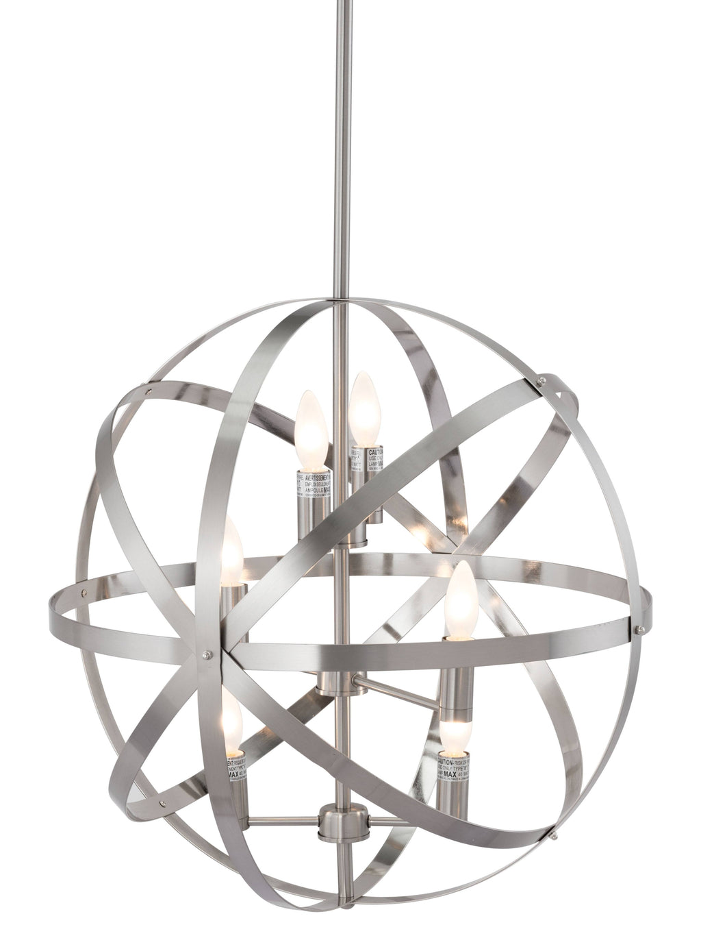 Satin Nickel Ceiling Lamp G812956
