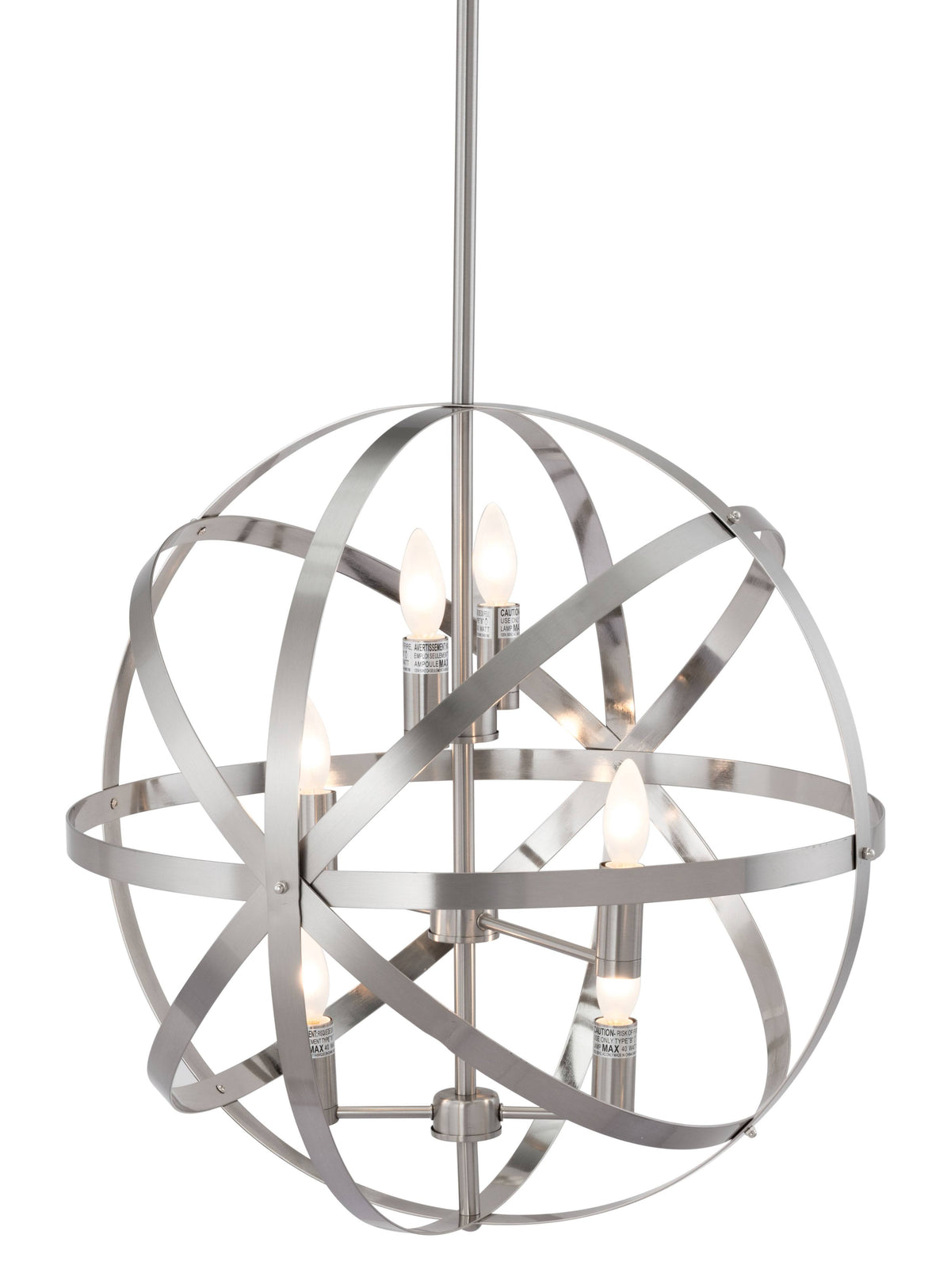 Satin Nickel Ceiling Lamp G812956