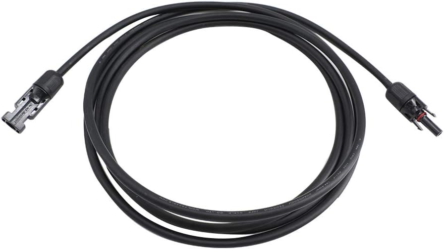 10 AWG 50 Feet Solar Extension Cable with Female and Male Connector T210171