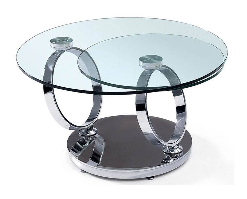 High Polished Stainless Steel Base Coffee Table X279900