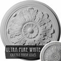 Ultra Pure White Crackle Ceiling Medallion S696545