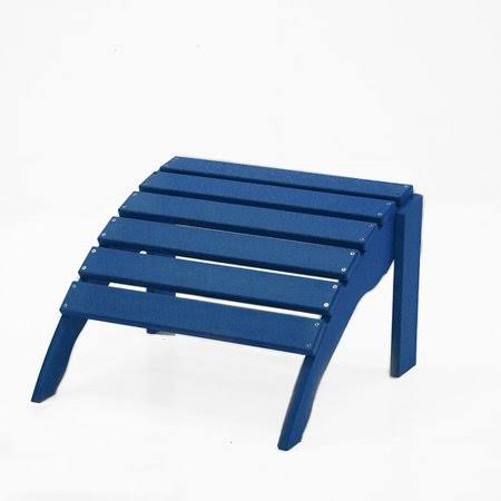 Royal Blue Adirondack Ottoman W1676